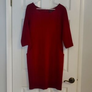 Sharagano size 8 red dress-Valentines Is coming!
